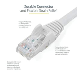 image-UTP Category 6 Rigid Network Cable Startech N6PATC7MWH White 7 m