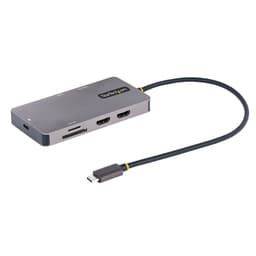 image-USB Hub Startech 120B-USBC-MULTIPORT Grey 15 W
