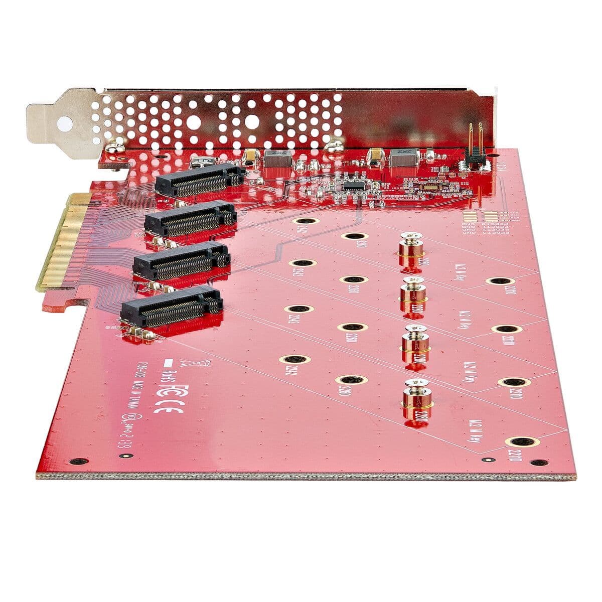 image-PCI Card Startech QUAD-M2-PCIE-CARD-B