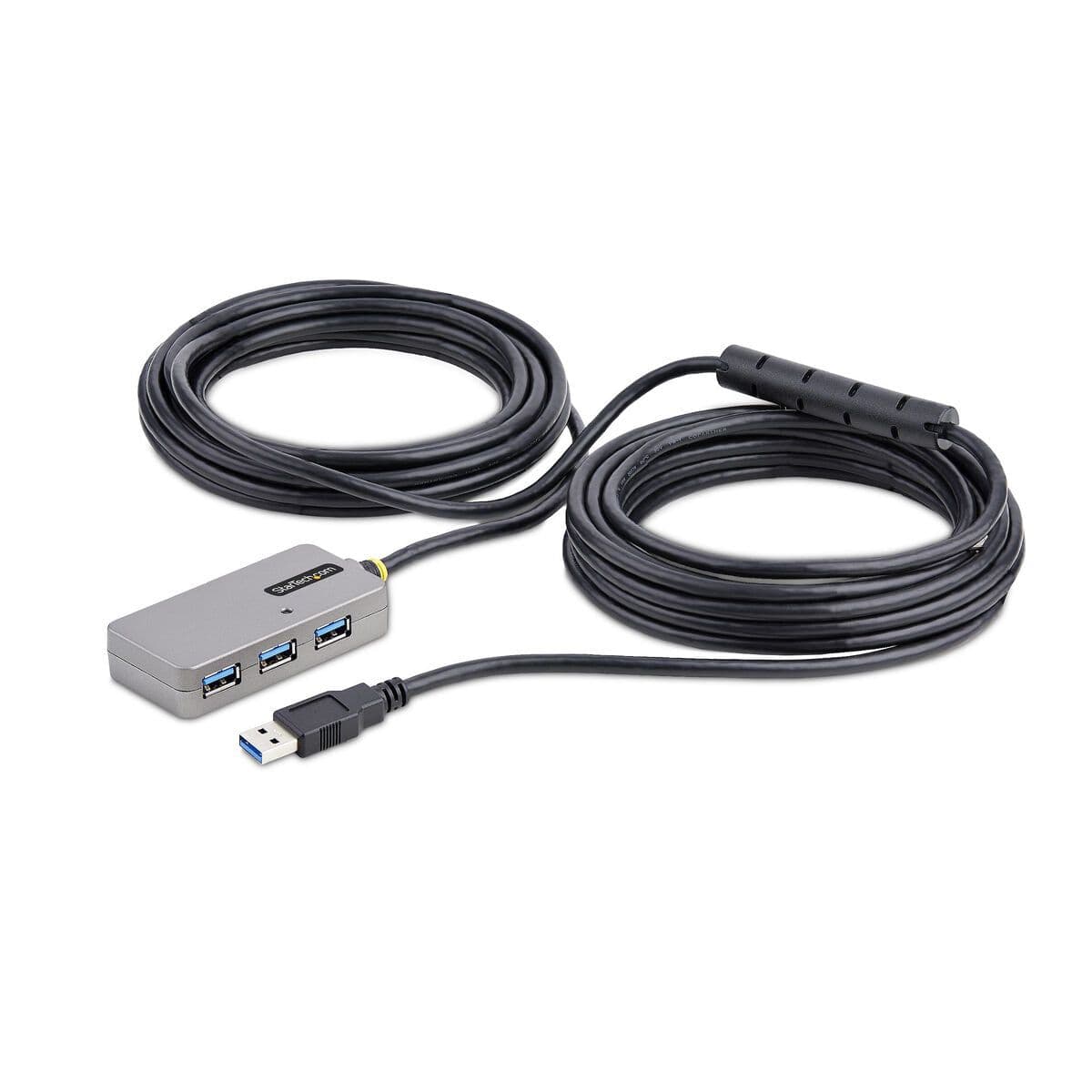 image-USB Hub Startech U01043-USB-EXTENDER Black Silver