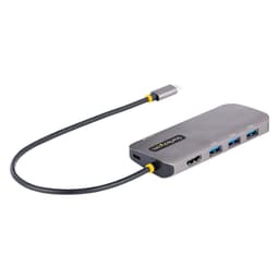 image-USB Hub Startech 127B-USBC-MULTIPORT Grey