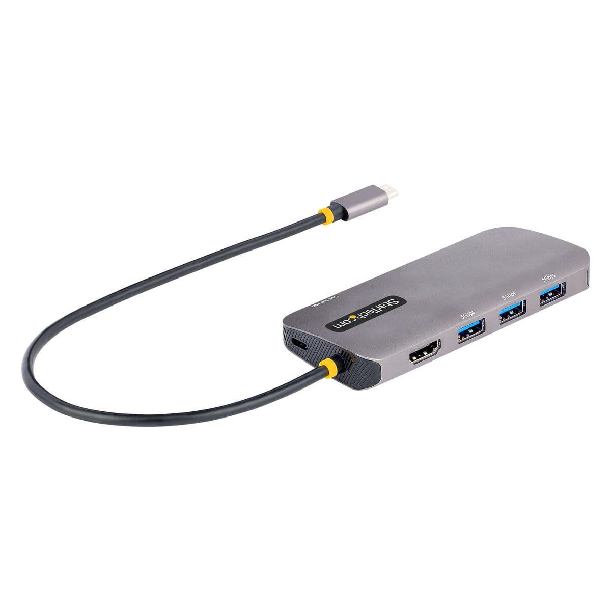 image-USB Hub Startech 127B-USBC-MULTIPORT Grey