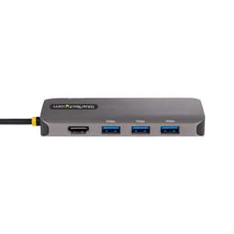 image-USB Hub Startech 127B-USBC-MULTIPORT Grey