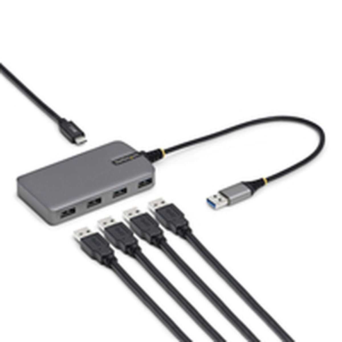 image-USB Hub Startech 5G4AC-USB-A-HUB Grey