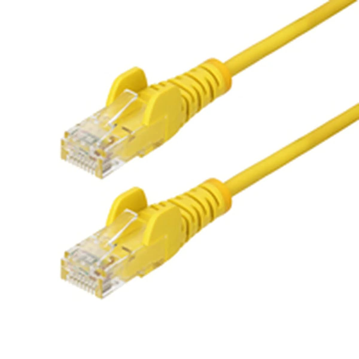 image-Category 6 Hard UTP RJ45 Cable Startech N6PAT5MYLS Yellow 5 m