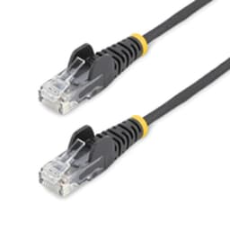 image-Category 6 FTP RJ45 Connector Startech N6PAT15MBKS Black 15 m
