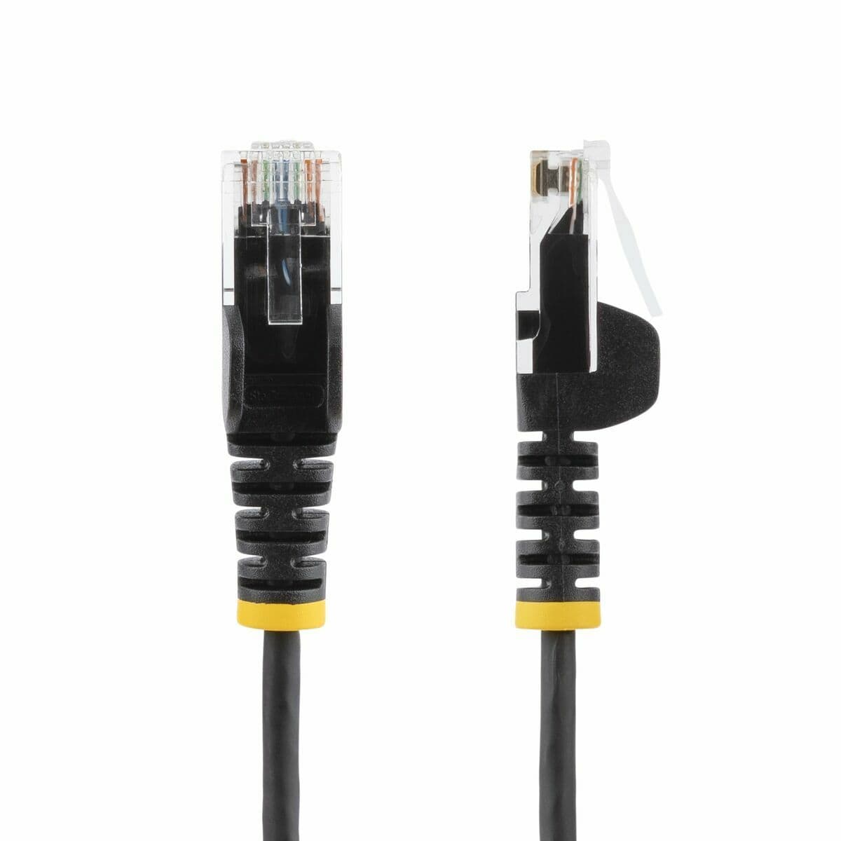 image-Category 6 FTP RJ45 Connector Startech N6PAT15MBKS Black 15 m
