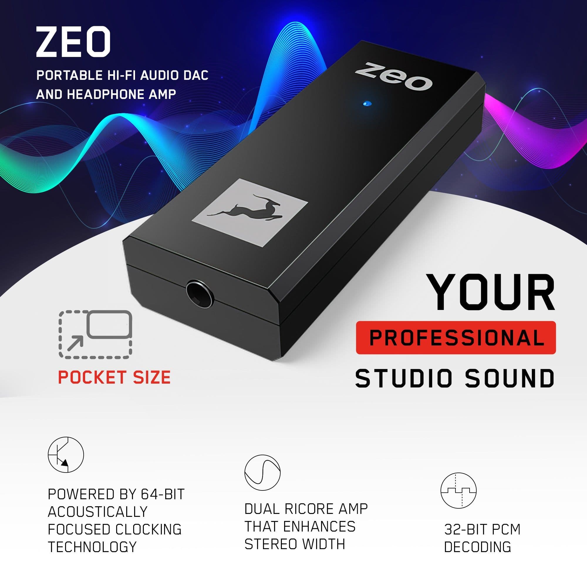image-Antelope Audio - ZEO | Portable Hi-Fi DAC and Headphone AMP