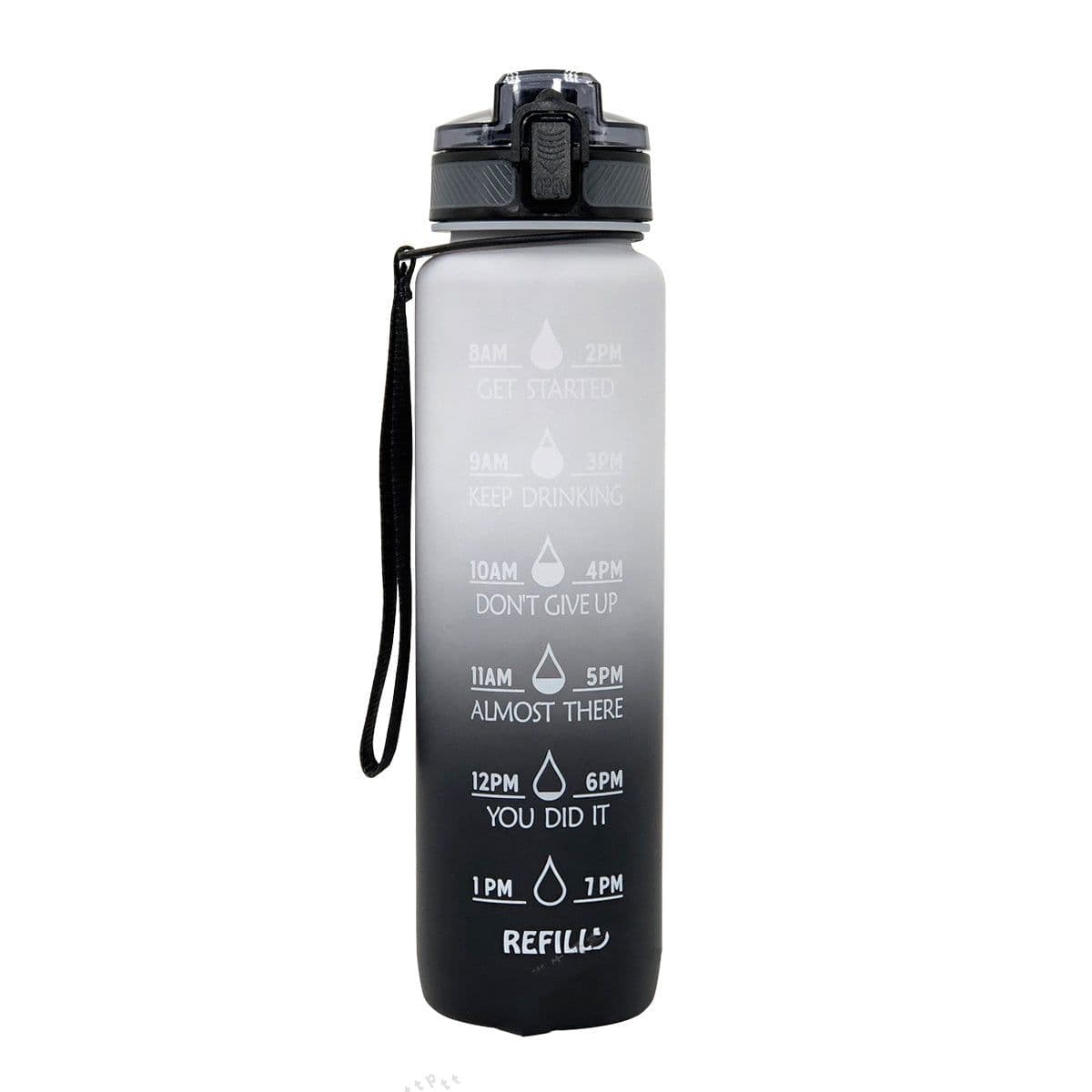 image-10 00Ml Sports Water Bottle Gradient Plastic Water Cup