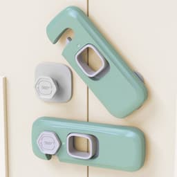image-Home Refrigerator Lock Fridge Freezer Door Catch Lock Toddler Kids Child Cabinet Safety Lock For Baby Safety Child Lock