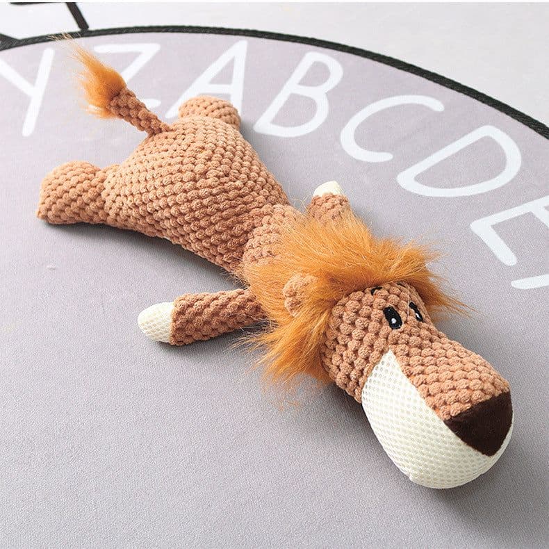 image-Plush Cartoon Puppy Dog Toy Pet Dog Chew Squeak Toys For Small Dogs Teeth Grinding Pet Products Dog Accessories
