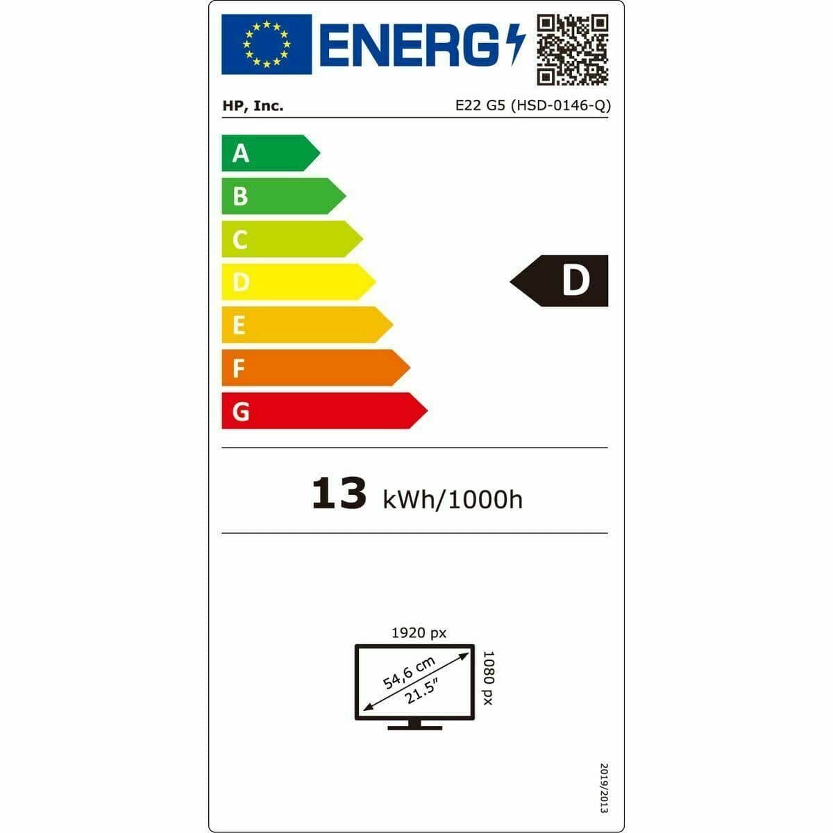 image-Monitor HP E22 G5 Full HD 21,5" LED