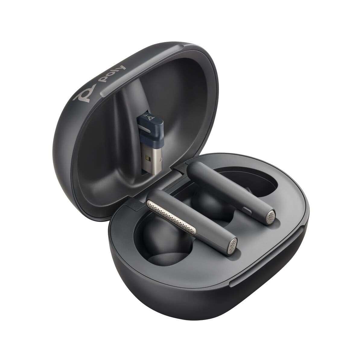 image-In-ear Bluetooth Headphones Poly Voyager Free 60+ UC Black