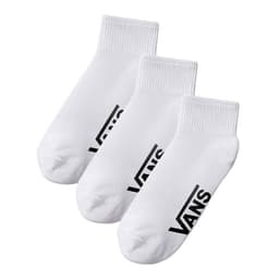 image-Sports Socks Vans Classic Quarter Crew White 3 Pieces