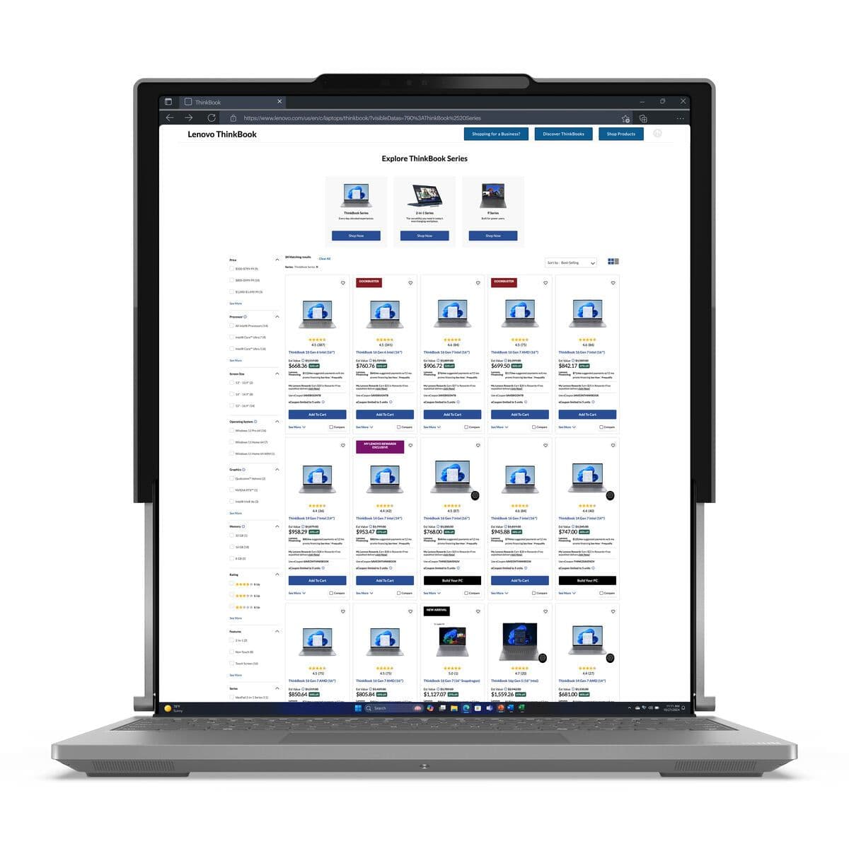 image-Laptop Lenovo 21TR0004SP 14" Intel Core Ultra 7 258V intel core ultra 7 32 GB RAM 1 TB SSD Spanish Qwerty