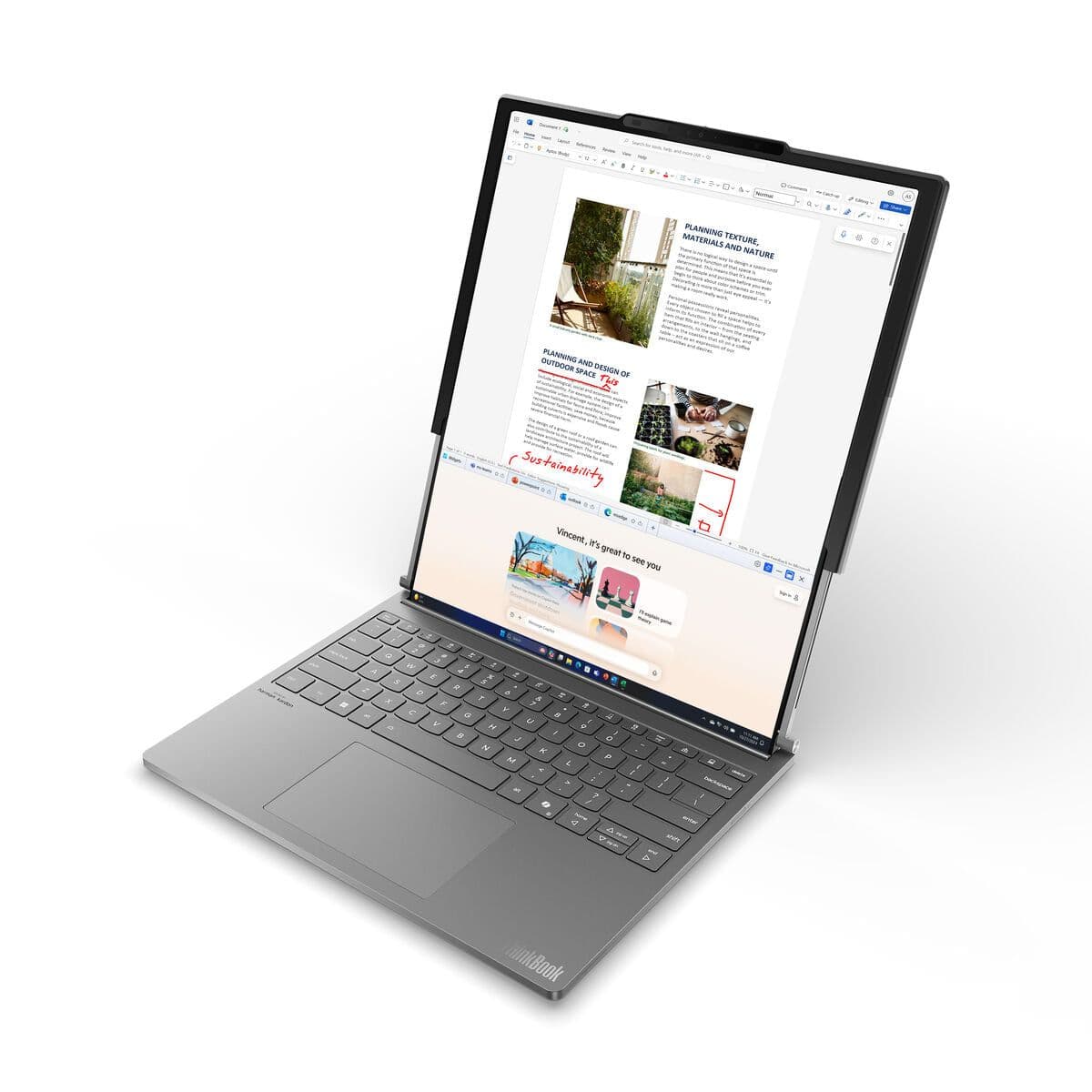 image-Laptop Lenovo 21TR0004SP 14" Intel Core Ultra 7 258V intel core ultra 7 32 GB RAM 1 TB SSD Spanish Qwerty
