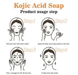 image-Kojic Acid Soap Skin Cleaning Facial Soap