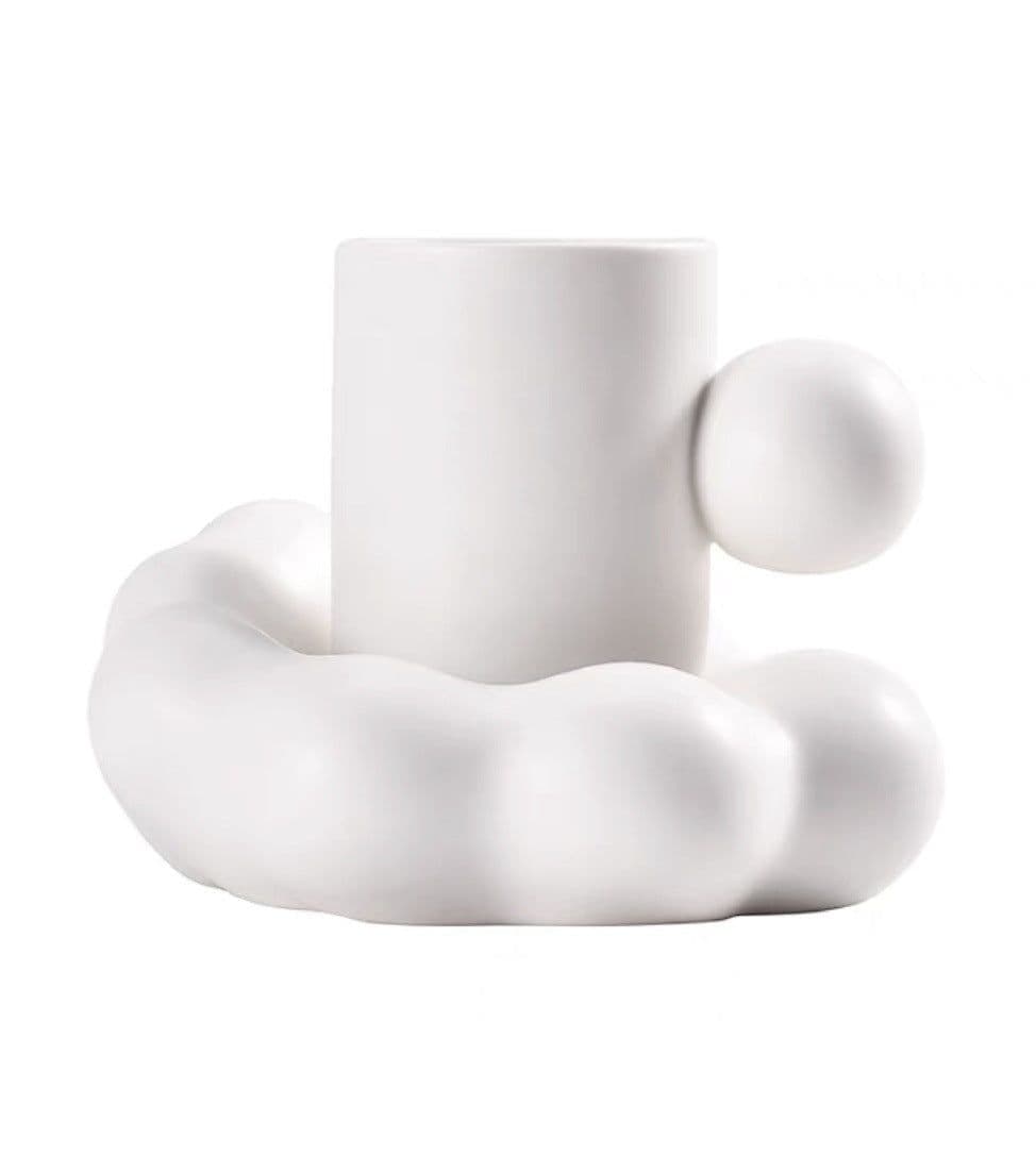 image-Fashionable Cloud Personality Ceramic Water Cup