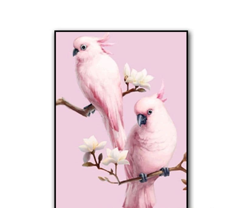 image-Rubik's Cube Round Diamond Parrot Diamond Painting Living Room Bedroom Brick Hot Decorative Painting