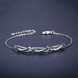 image-Creative Black Ring Bracelet - Luxury Zircon Jewelry for Women