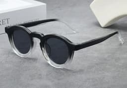 image-Retro Round Small Frame High Sense Men's And Women's Sunglasses