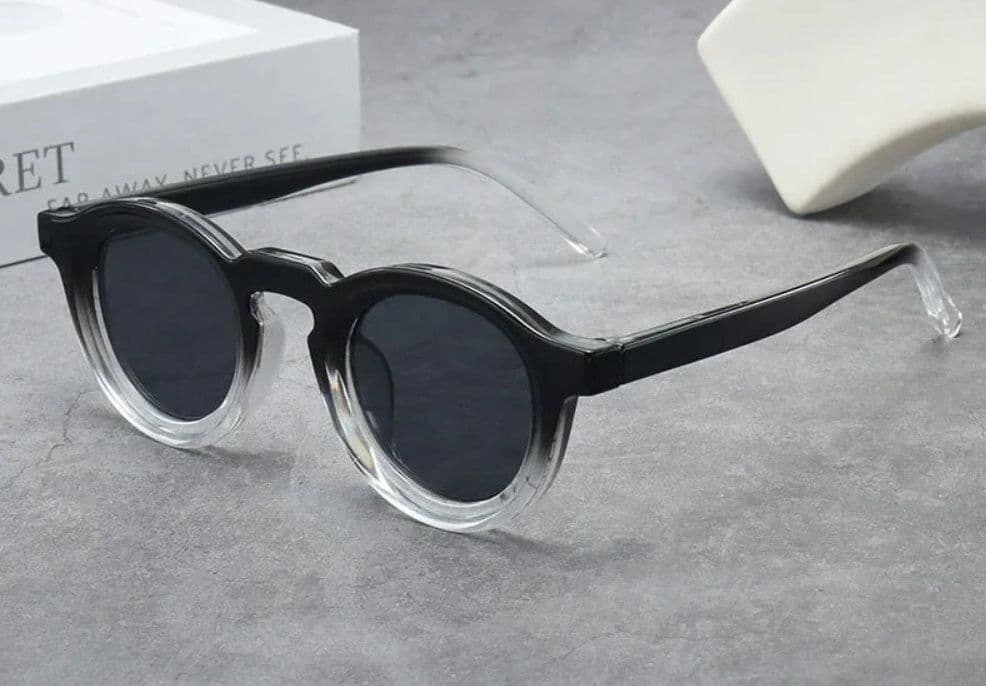 image-Retro Round Small Frame High Sense Men's And Women's Sunglasses