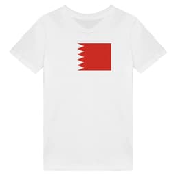image-Drapeau de Bahreïn - T-shirt enfant bio ras du cou