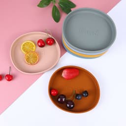 image-Food Grade Silicone Baby Eating Training Food Supplement Tableware