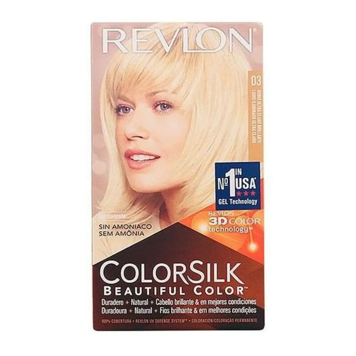 image-Dye No Ammonia Colorsilk Revlon RK-76789 Ultra Light Natural Blonde (1 Unit)