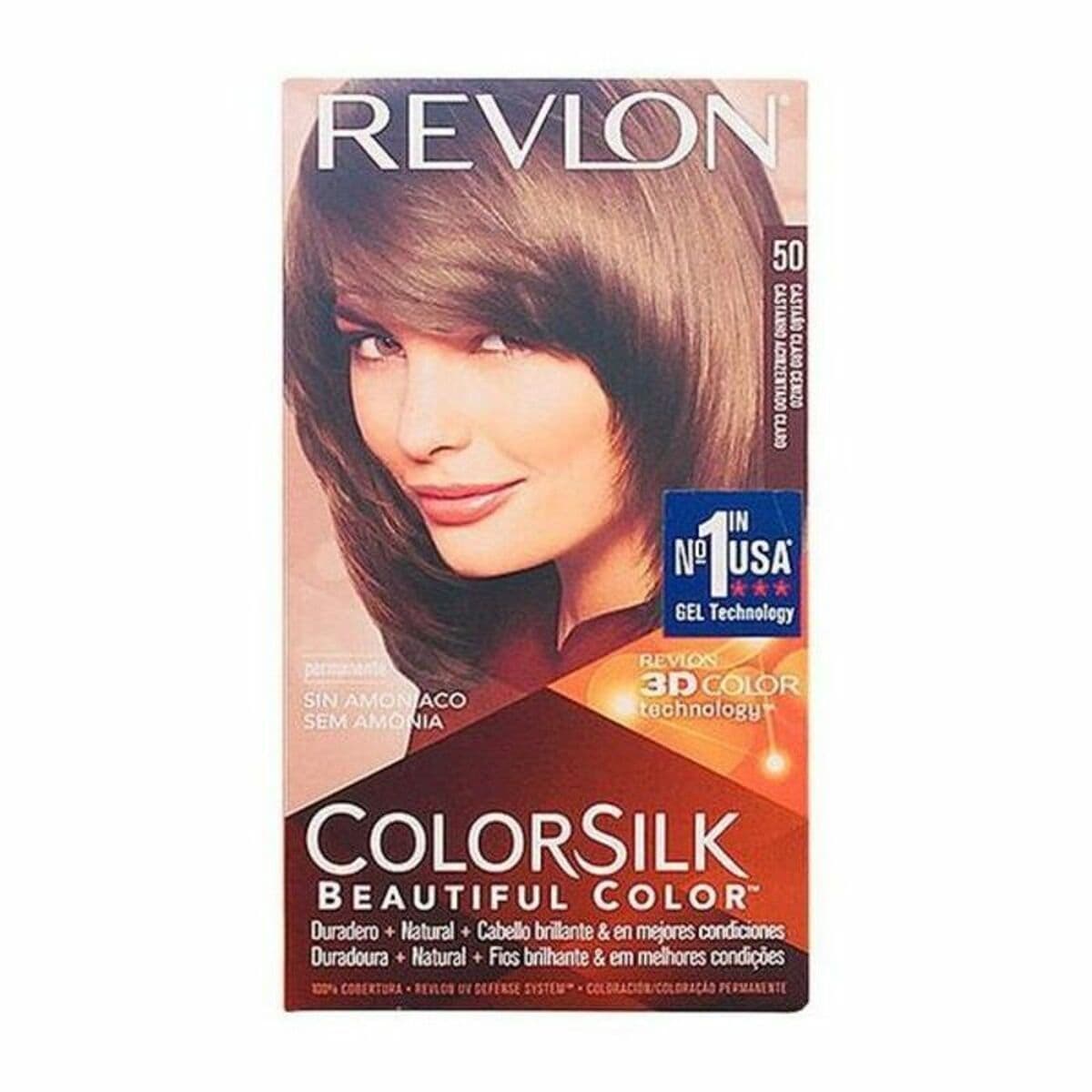 image-Dye No Ammonia Colorsilk Revlon 929-95509 Light Ash Chestnut (1 Unit)