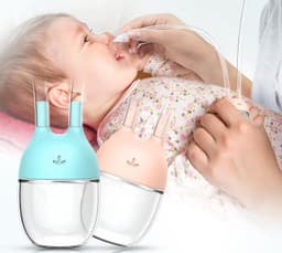 image-Convenient Baby Safe Nose Cleaner Vacuum Suction Nasal Mucus Runny Aspirator Inhale Baby Kids Healthy Care Stuff