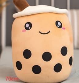 image-Cute Fruit Drink Plush Stuffed Soft Strawberry Milk Tea Plush Boba Tea Cup Toy Bubble Tea Pillow Cushion Kids Gift