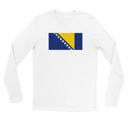 image-Drapeau de la Bosnie-Herzégovine - T-shirt à manches longues premium