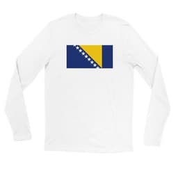 image-Drapeau de la Bosnie-Herzégovine - T-shirt à manches longues premium
