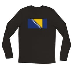 image-Drapeau de la Bosnie-Herzégovine - T-shirt à manches longues premium