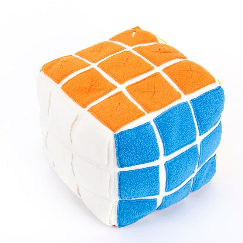 image-Pet Rubik's Cube Sniffing Toy Difficult Rubik's Cube Snuffle Toy Cat Dog Puzzle Hidden Food Cube Ball