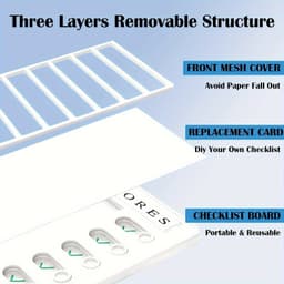 image-Self-discipline Punch Card Students' Develop Good Habits Planner Old Man My Chores Memo Message Inspection Table Can Replace Daily Life, Good Habits Develop Daily Learning Task Planning
