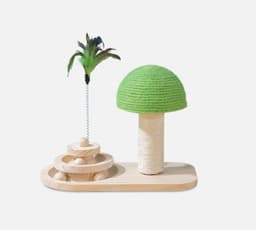 image-Pet Cat Tree Toys Cat Scratch Post Pet Furniture Scratching Post Cats Claw Scratcher Double Sisal Balls Cat Accessories