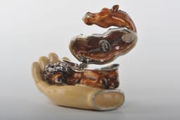 image-Zodiac Horse Laying on Hand