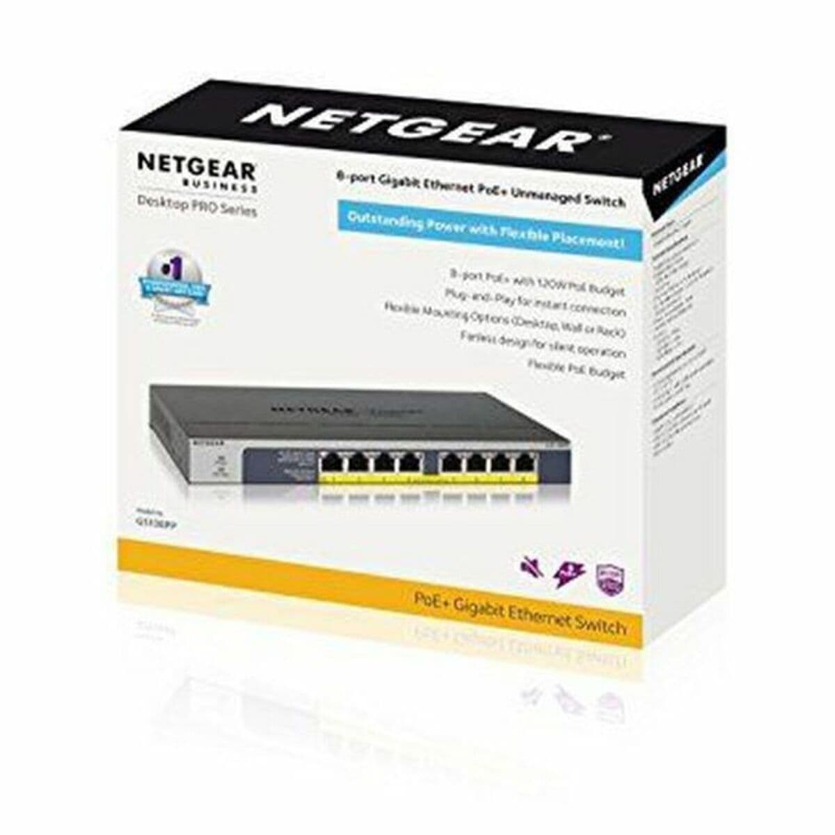 image-Cabinet Switch Netgear GS108PP-100EUS 16 Gbps