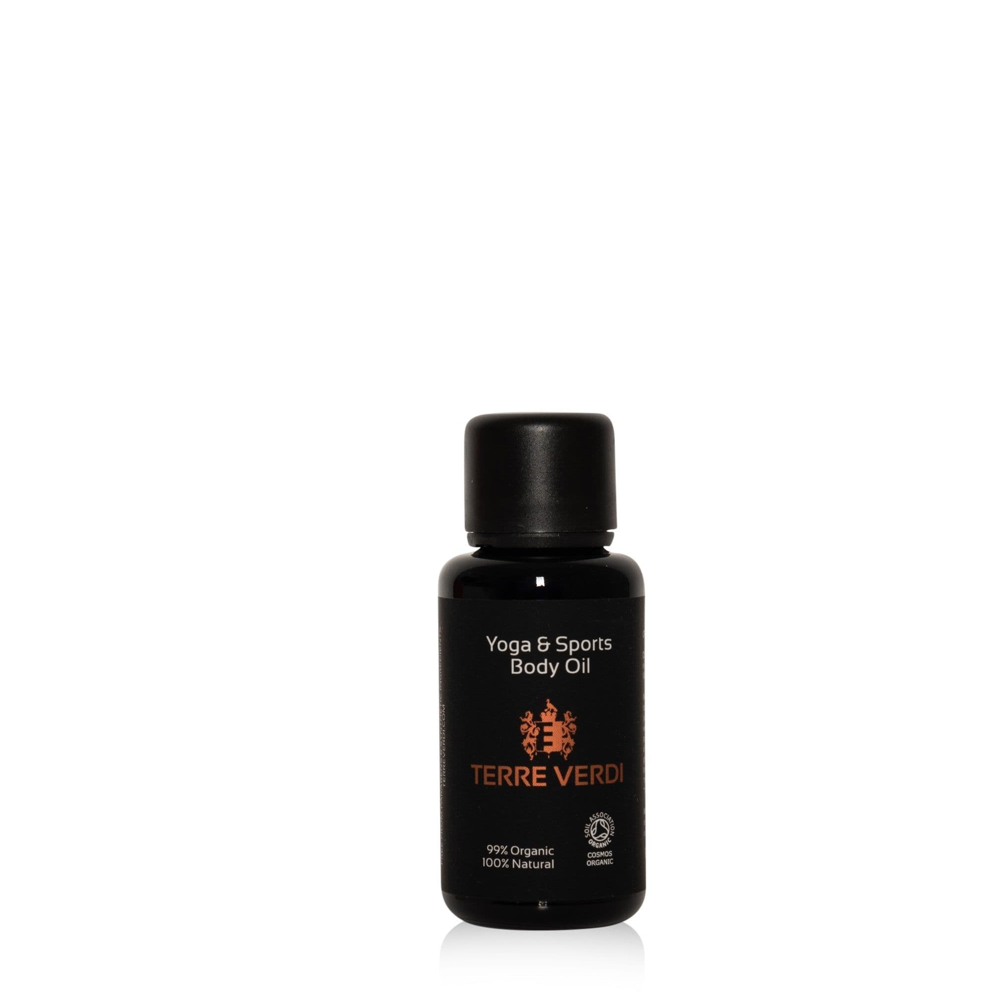 image-Yoga & Sports Body Oil - Organic Massage Oil - Travel Size