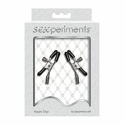 image-Nipple Clips Sportsheets SS510-85 Black/Silver