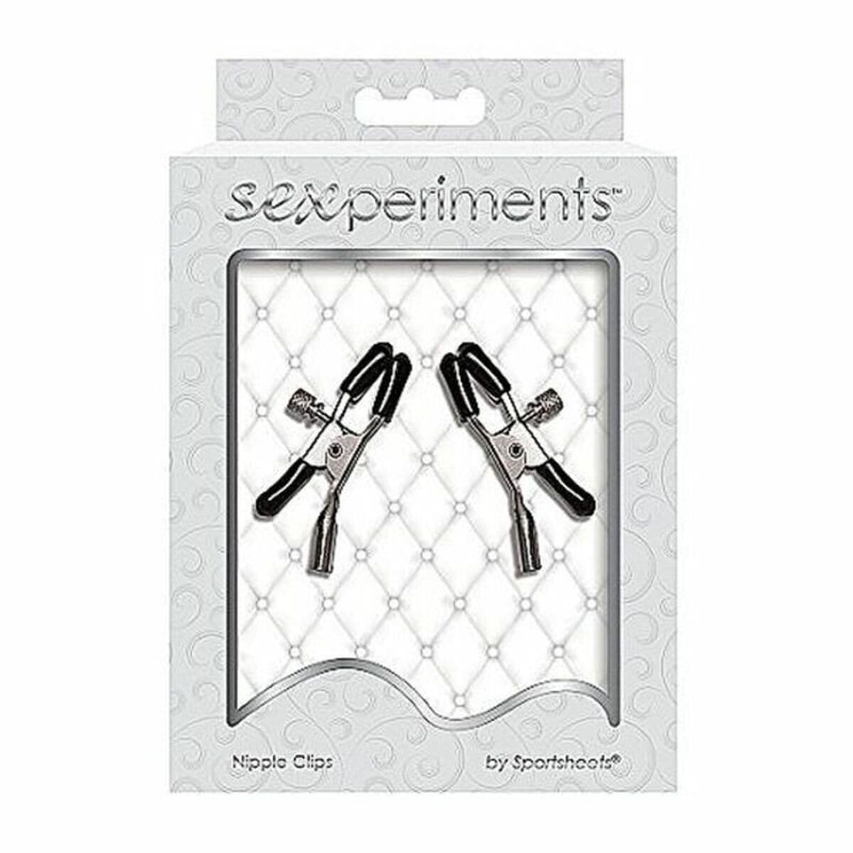 image-Nipple Clips Sportsheets SS510-85 Black/Silver