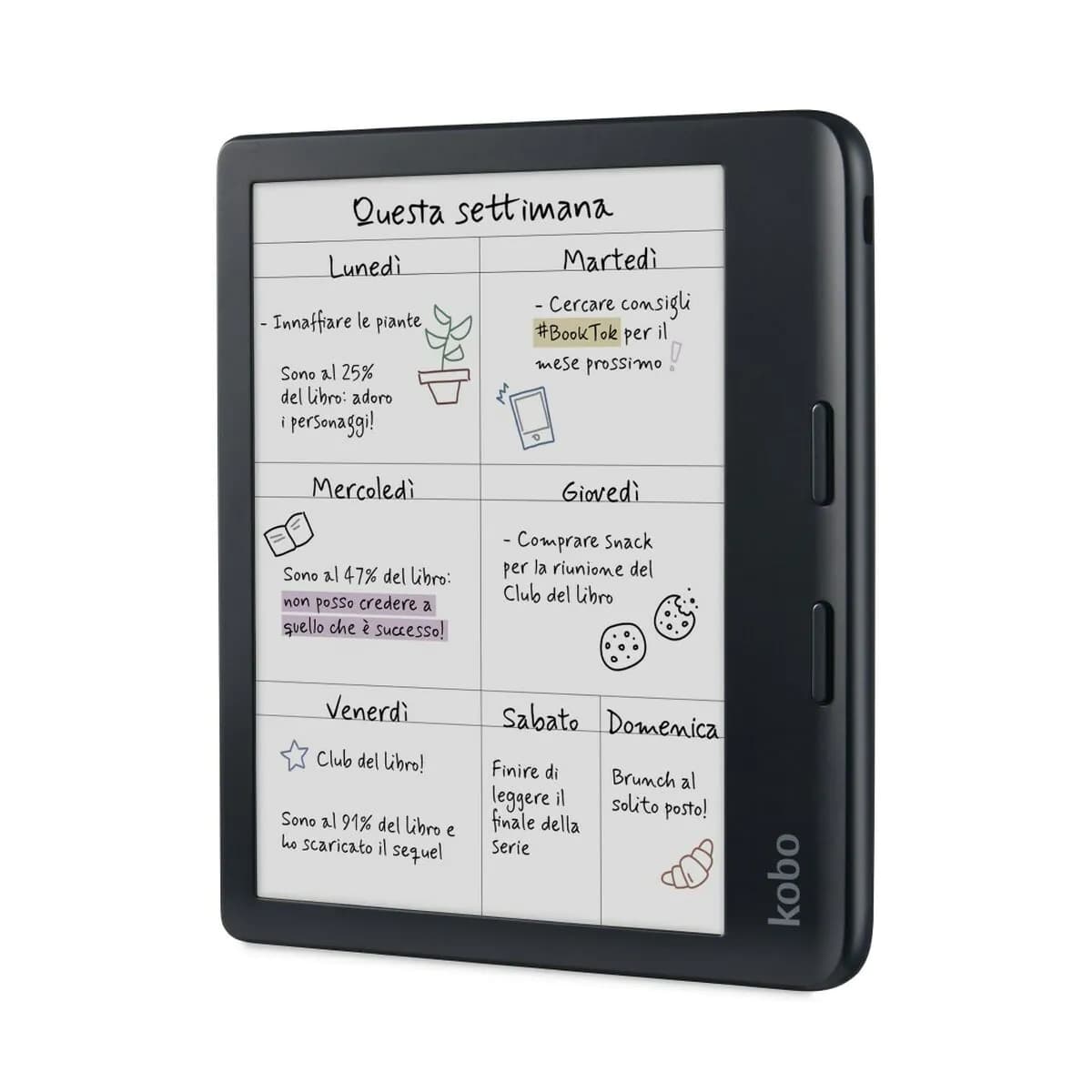image-EBook Rakuten N428-KU-BK-K-CK Black 32 GB 7"