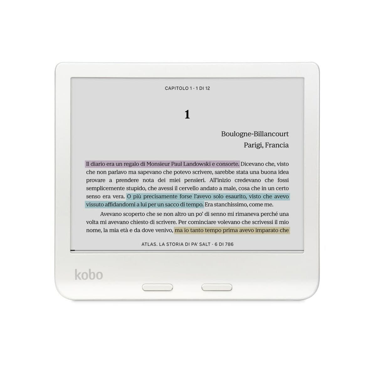 image-EBook Rakuten N428-KU-WH-K-CK White 32 GB 7"