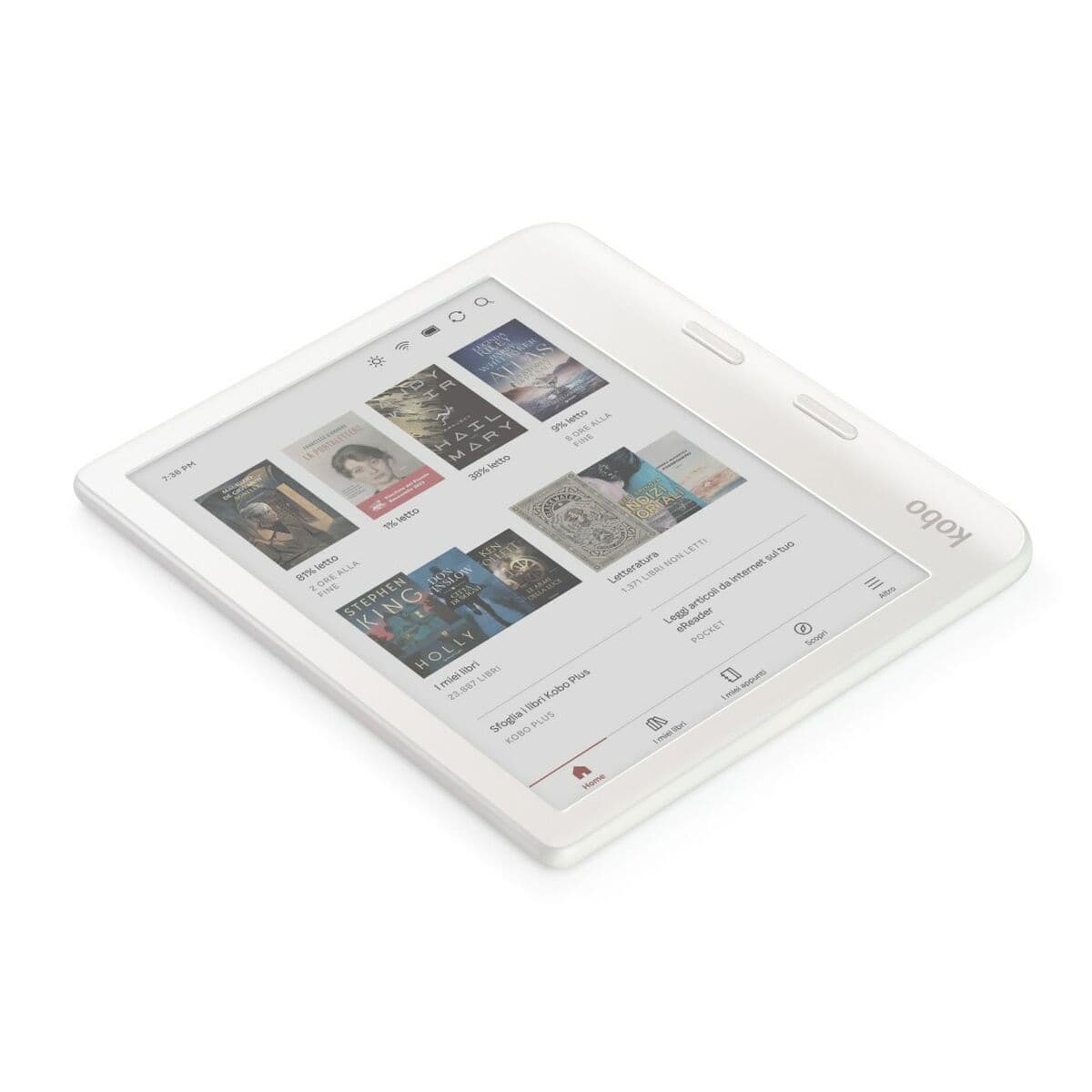 image-EBook Rakuten N428-KU-WH-K-CK White 32 GB 7"