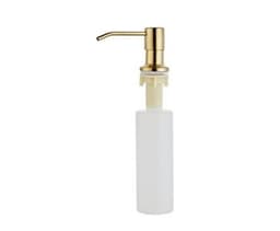 image-Liquid-free Soap Dispenser 304 Stainless Steel Sink Black Silicone Tube