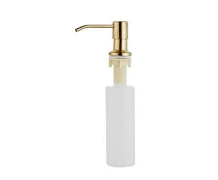 image-Liquid-free Soap Dispenser 304 Stainless Steel Sink Black Silicone Tube