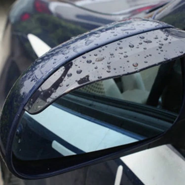 image-Car Rearview Mirror Rain Protection Eyebrows 2-piece Set