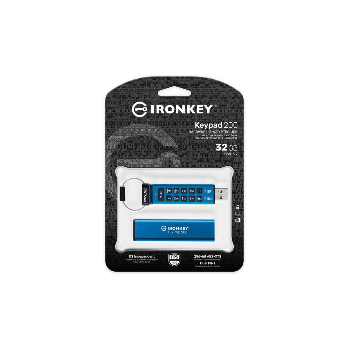 image-Pendrive Kingston IKKP200/32GB Blue 32 GB